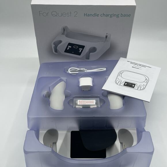 Charging Dock for Oculus/Meta Quest 2 VR Headset Charging Station - Picture 2 of 2